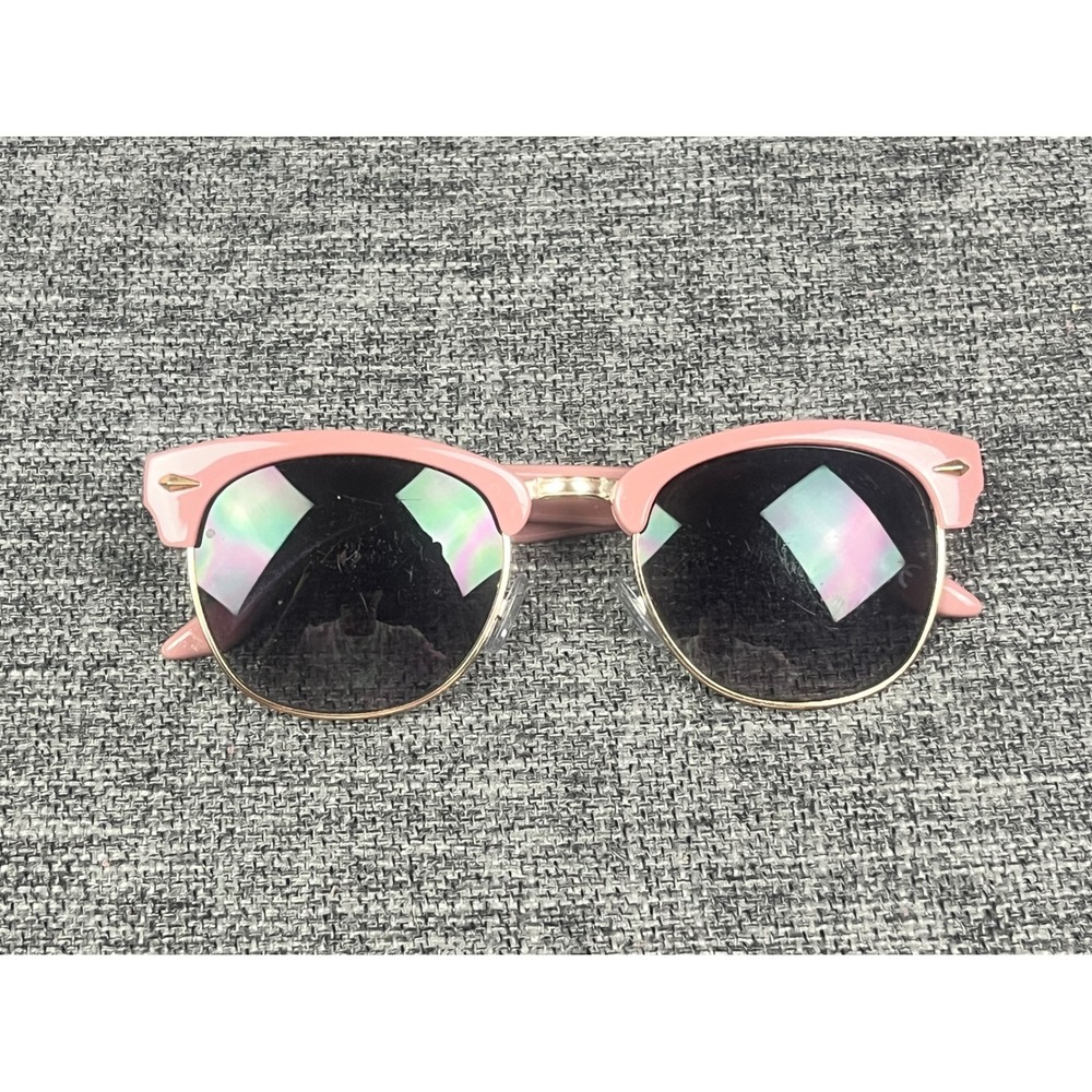 Vans Sound Systems Pink Gold Browline Sunglasses Skater Retro Shades 0419